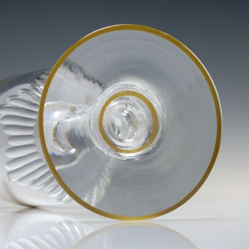 FRENCH ST LOUIS GILDED WINE GLASS C1950 - ADDITIONAL PHOTO 7