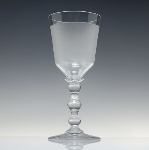 VICTORIAN WINE GLASS GOBLET 1880 - ADDITIONAL PHOTO 1