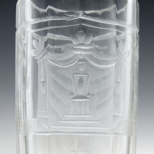 19TH CENTURY ANTIQUE MASONIC ENGRAVED GLASS TUMBLER C1860 - ADDITIONAL PHOTO 7