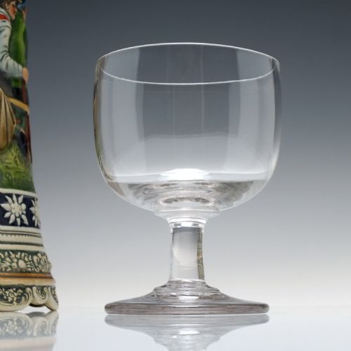 georgian glass rummer c1820 - CATEGORY: ANTIQUE GLASS - DATED GEORGIAN