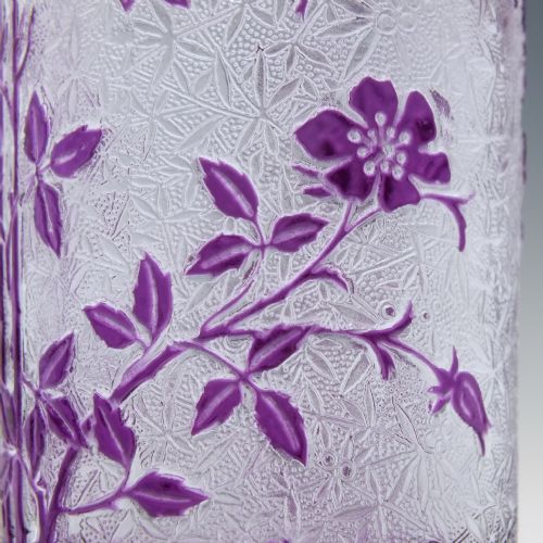 ART NOUVEAU BACCARAT EGLANTIER GLASS PERFUME BOTTLE C1910 - ADDITIONAL PHOTO 4