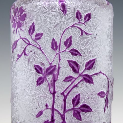 ART NOUVEAU BACCARAT EGLANTIER GLASS PERFUME BOTTLE C1910 - ADDITIONAL PHOTO 5