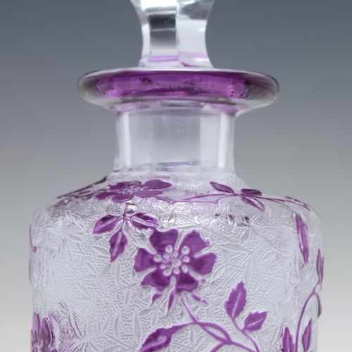 ART NOUVEAU BACCARAT EGLANTIER GLASS PERFUME BOTTLE C1910 - ADDITIONAL PHOTO 6