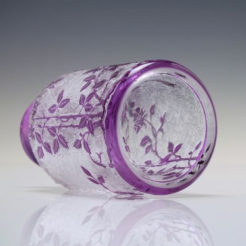 ART NOUVEAU BACCARAT EGLANTIER GLASS PERFUME BOTTLE C1910 - ADDITIONAL PHOTO 8