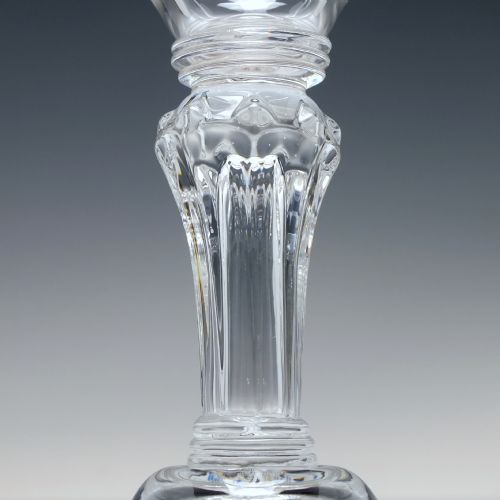 18TH CENTURY PEDESTAL STEM CHAMPAGNE SWEETMEAT GLASS C1750 - ADDITIONAL PHOTO 3