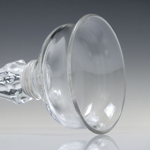 18TH CENTURY PEDESTAL STEM CHAMPAGNE SWEETMEAT GLASS C1750 - ADDITIONAL PHOTO 5