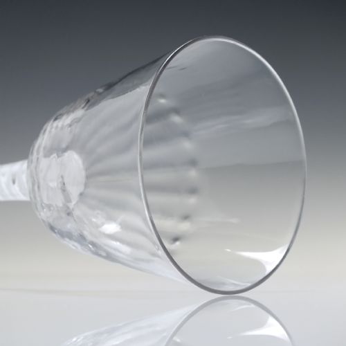 18TH CENTURY SINGLE SERIES OPAQUE TWIST WINE GLASS C1760 - ADDITIONAL PHOTO 5