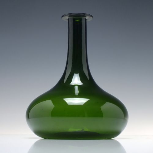 georgian bristol green glass mell decanter c1830 - CATEGORY: ANTIQUE GLASS - DATED GEORGIAN