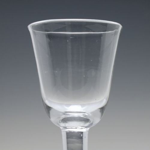 ROUND FUNNEL BOWL PLAIN STEM WINE GLASS C1745 - ADDITIONAL PHOTO 3