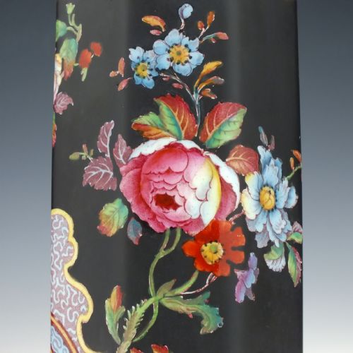 PAIR ANTIQUE LASOL WARE PORCELAIN VASES C1920 - ADDITIONAL PHOTO 5