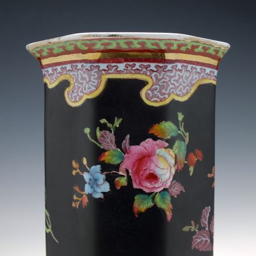 PAIR ANTIQUE LASOL WARE PORCELAIN VASES C1920 - ADDITIONAL PHOTO 6