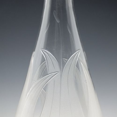 19TH CENTURY RICHARDSON GLASS WINE CARAFE AND PAIR OF MATCHING GOBLETS C1880 - ADDITIONAL PHOTO 3