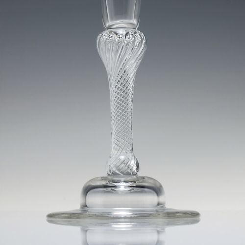 SIX TALL VICTORIAN AIR TWIST CHAMPAGNE FLUTE GLASSES C1900 - ADDITIONAL PHOTO 5