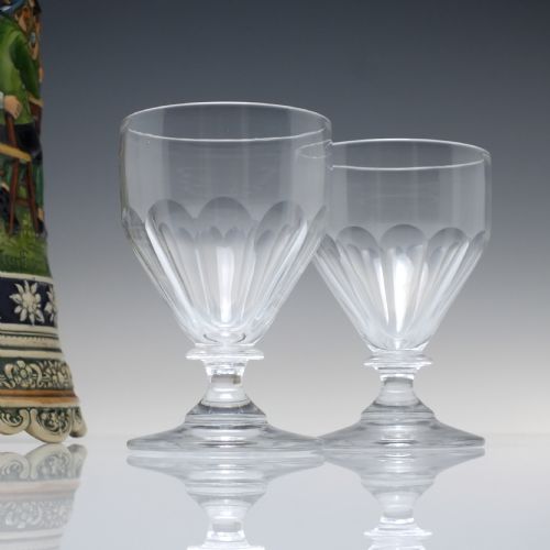 SIX EDWARDIAN GLASS RUMMERS C1910 - ADDITIONAL PHOTO 1