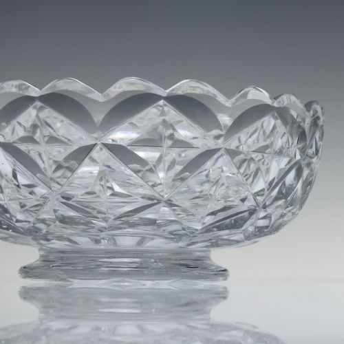 PAIR ANGLO IRISH GLASS SERVING BOWLS C1820 - ADDITIONAL PHOTO 4