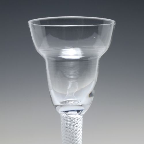 GEORGIAN PAN TOP AIR TWIST WINE GLASS C1750 - ADDITIONAL PHOTO 2
