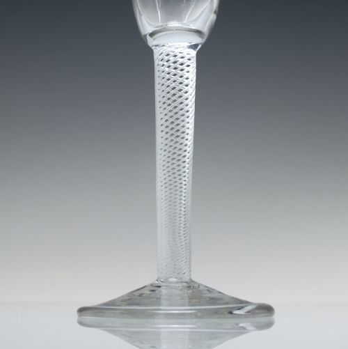 GEORGIAN PAN TOP AIR TWIST WINE GLASS C1750 - ADDITIONAL PHOTO 3