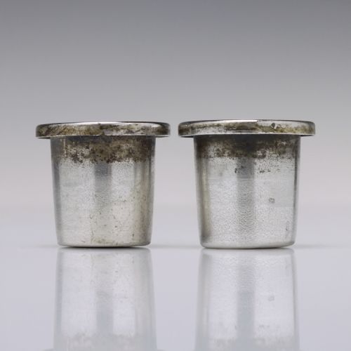 PAIR ANTIQUE WMF ART NOUVEAU SILVER PLATED CANDLE STICKS CANDELABRA C1906 - ADDITIONAL PHOTO 7