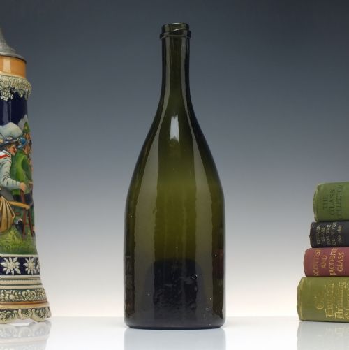 early 19th century french champagne glass bottle c1800 - CATEGORY: ANTIQUE GLASS - DATED GEORGIAN