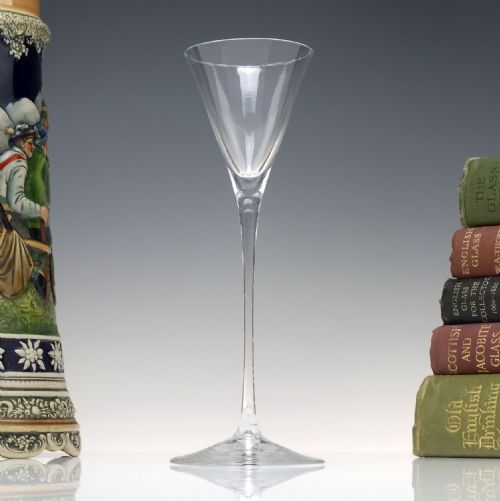 very fine 18th century georgian toasting glass c1710 - CATEGORY: ANTIQUE GLASS - DATED GEORGIAN