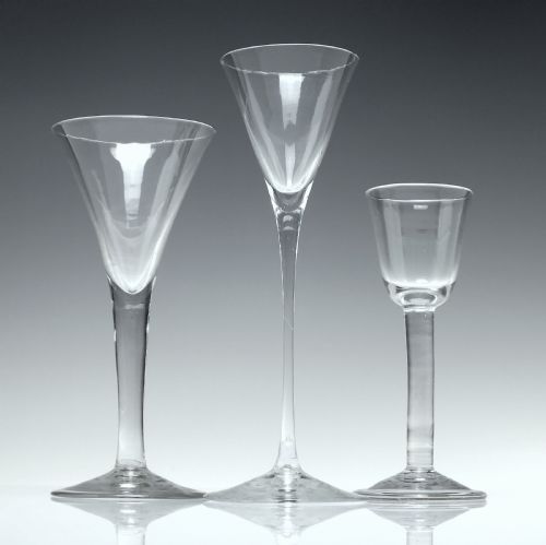 VERY FINE 18TH CENTURY GEORGIAN TOASTING GLASS C1710 - ADDITIONAL PHOTO 2