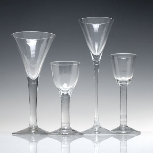 VERY FINE 18TH CENTURY GEORGIAN TOASTING GLASS C1710 - ADDITIONAL PHOTO 3