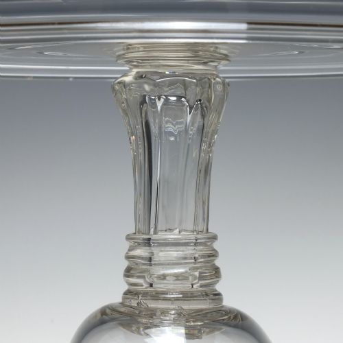 ANTIQUE 18TH CENTURY GLASS TAZZA C1770 - ADDITIONAL PHOTO 4