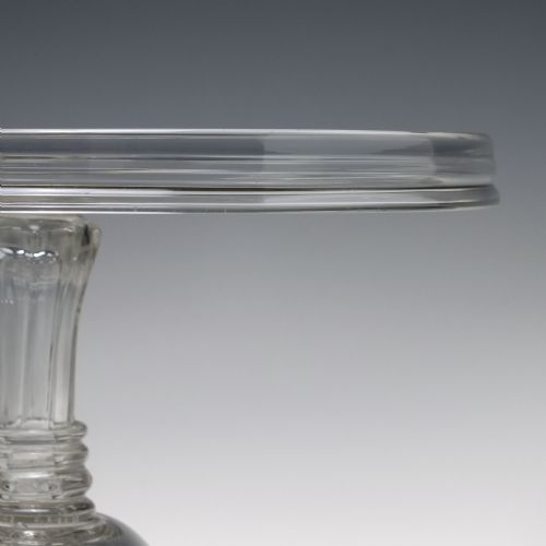 ANTIQUE 18TH CENTURY GLASS TAZZA C1770 - ADDITIONAL PHOTO 5