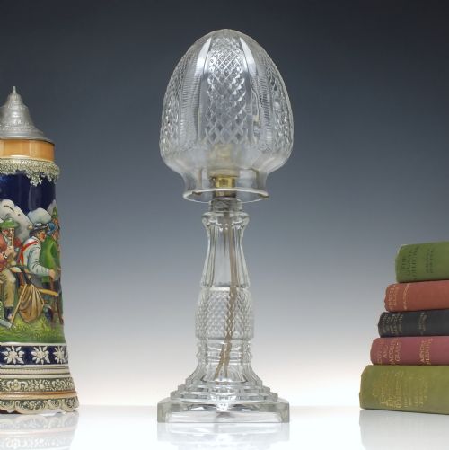 original art nouveau glass table lamp c1920 - CATEGORY: ANTIQUE LIGHTING - DATED 1920
