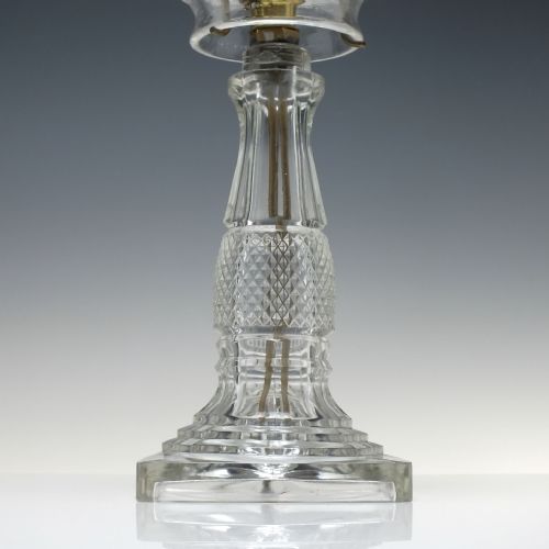 ORIGINAL ART NOUVEAU GLASS TABLE LAMP C1920 - ADDITIONAL PHOTO 3