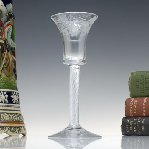 large antique georgian glass rummer c1820 - CATEGORY: ANTIQUE GLASS - DATED GEORGIAN