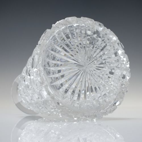 ANTIQUE VICTORIAN HOBNAIL CUT PERSONAL WHISKY OR SPIRIT GLASS DECANTER C1880 - ADDITIONAL PHOTO 5