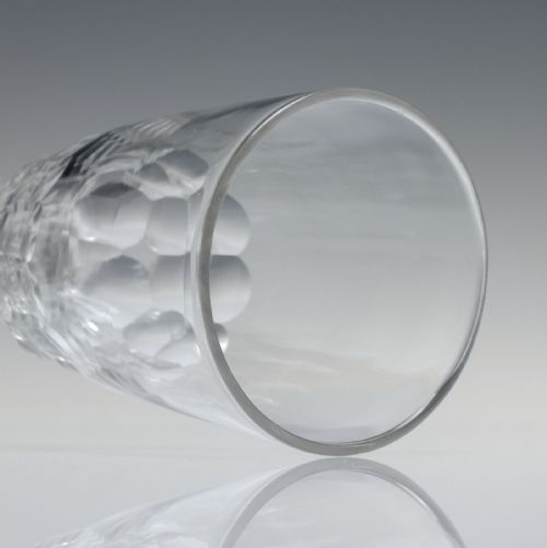 18TH CENTURY FACET CUT ALE GLASS C1770 - ADDITIONAL PHOTO 5