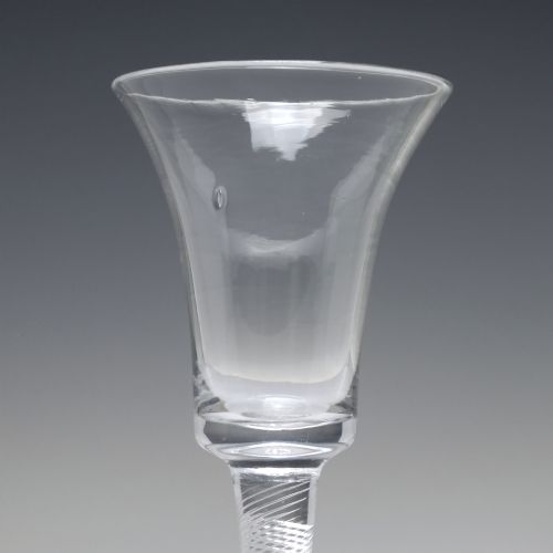 ANTIQUE 18TH CENTURY AIR TWIST WINE GLASS C1750 - ADDITIONAL PHOTO 3