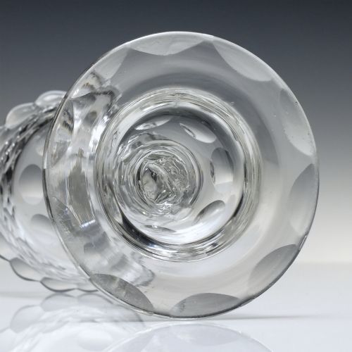 GEORGIAN FACET CUT GLASS SWEETMEAT C1780 - ADDITIONAL PHOTO 5
