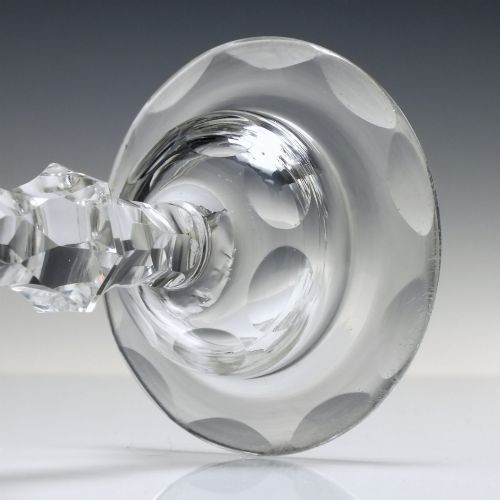 GEORGIAN FACET CUT GLASS SWEETMEAT C1780 - ADDITIONAL PHOTO 6