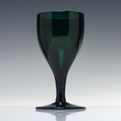 GEORGIAN BRISTOL GREEN WINE GLASS C1800 - ADDITIONAL PHOTO 3