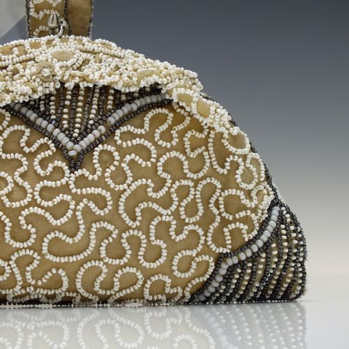 ART NOUVEAU BEADED CLUTCH PURSE C1920 - ADDITIONAL PHOTO 5