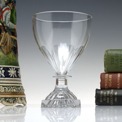georgian lemon squeezer glass rummer c1800 - CATEGORY: ANTIQUE GLASS - DATED 1800