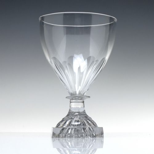 GEORGIAN LEMON SQUEEZER GLASS RUMMER C1800 - ADDITIONAL PHOTO 1