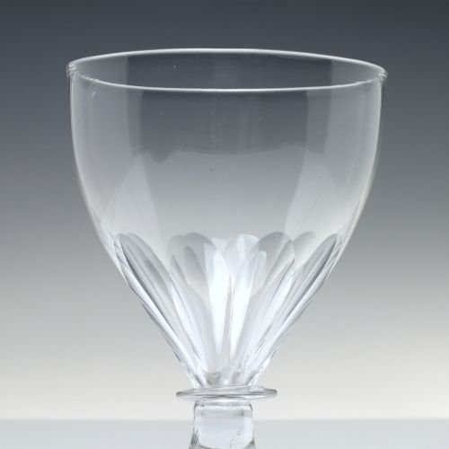 GEORGIAN LEMON SQUEEZER GLASS RUMMER C1800 - ADDITIONAL PHOTO 5