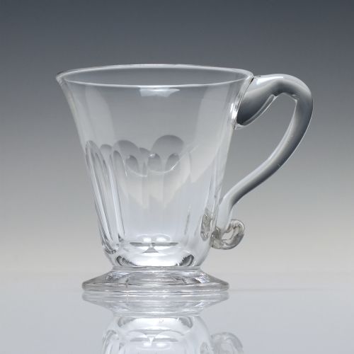 PAIR ANTIQUE GEORGIAN CUSTARD CUP GLASSES C1820 - ADDITIONAL PHOTO 2