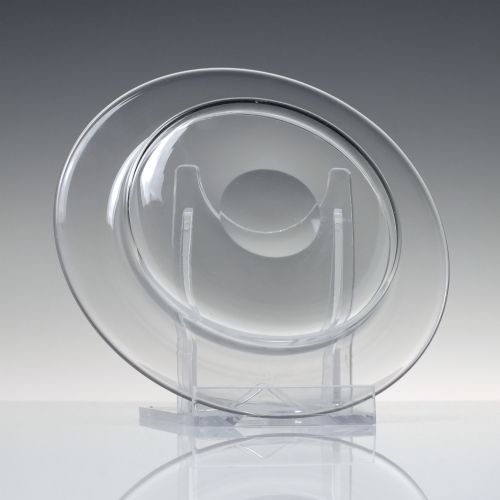 TEN VICTORIAN GLASS ICE PLATES C1850 - ADDITIONAL PHOTO 4