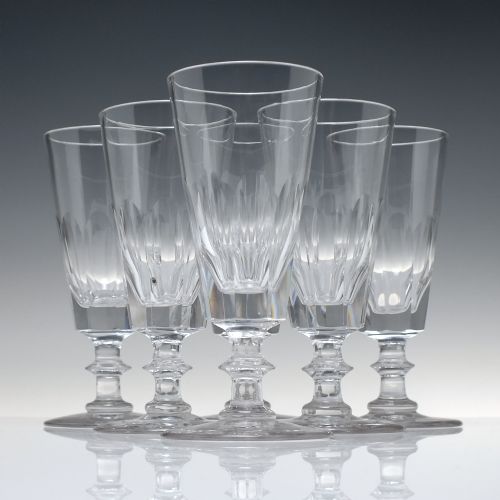 six antique 19th century regency ale glasses c1820 - CATEGORY: ANTIQUE GLASS - DATED 1800