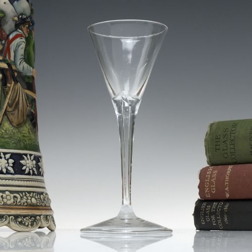 antique 18th century toasting glass c1740 - CATEGORY: ANTIQUE GLASS - DATED 1750