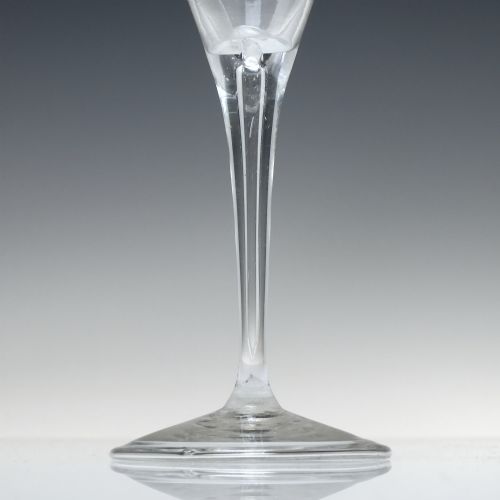 ANTIQUE 18TH CENTURY TOASTING GLASS C1740 - ADDITIONAL PHOTO 3
