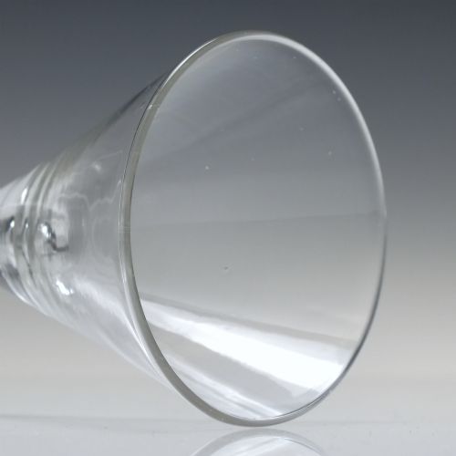 ANTIQUE 18TH CENTURY TOASTING GLASS C1740 - ADDITIONAL PHOTO 5