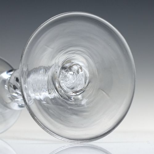 ANTIQUE 18TH CENTURY AIR TWIST WINE GLASS C1750 - ADDITIONAL PHOTO 6