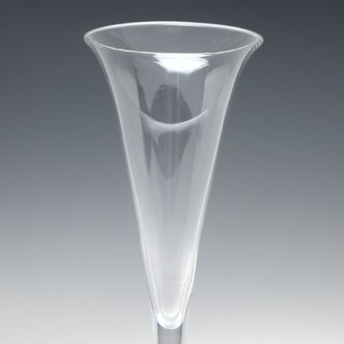 ANTIQUE OPAQUE TWIST CHAMPAGNE GLASS C1760 - ADDITIONAL PHOTO 3