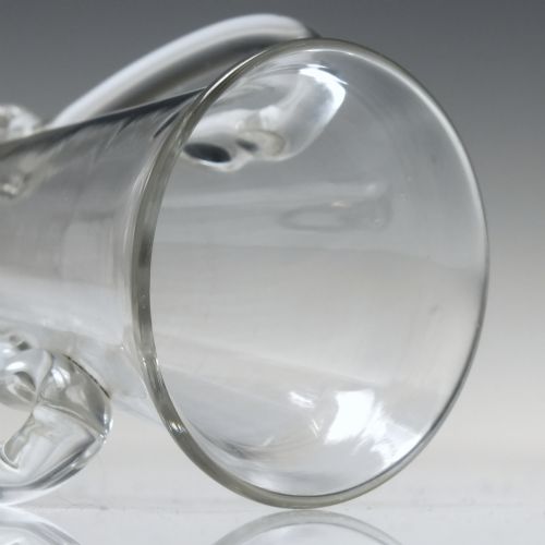 RARE GEORGIAN DOUBLE HANDLED SYLLABUB GLASS C1740 - ADDITIONAL PHOTO 3